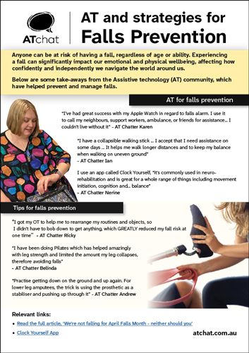 AT Chat falls prevention reference document