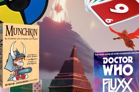 Combination of game types, video and board games.