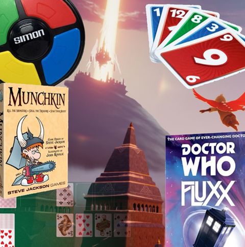 A collage of images related to gaming