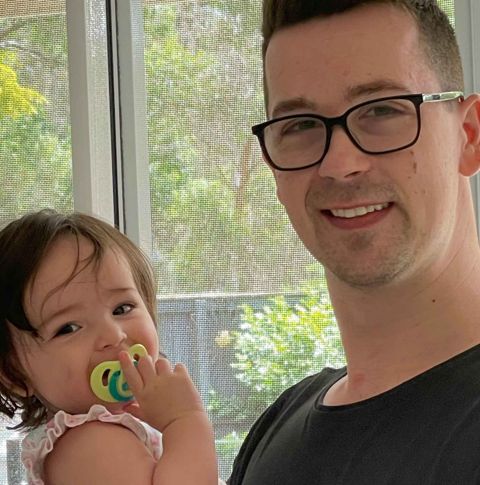 image of Jayden and daughter Addy