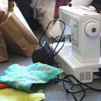 A felting machine