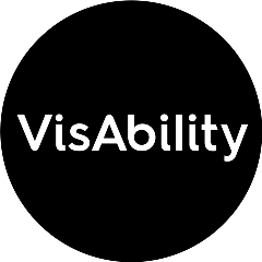 VisAbility logo in a circle